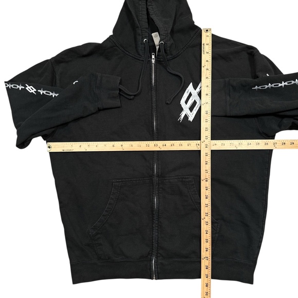 Set It Off Deathless Tour 2024 Rock Band Music Full Zip Hoodie Mens 2XL - Picture 9 of 9